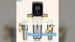 Detenga el agua oxidada con el prefiltro automático BriskSpring