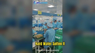 Detrás de escena: Línea de producción de ensamblaje de tazones de prefiltro BriskSpring