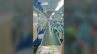 Montaje de la carcasa del filtro para el nuevo prefiltro