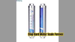 Detenga la cal del agua dura con este descalcificador sin sal