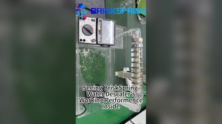 Rendimiento del descalcificador de agua BriskSpring en el interior