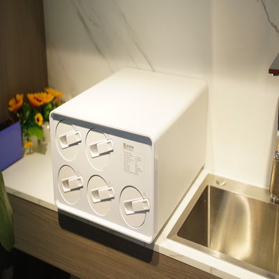 Cocina Sistema de filtro de agua RO de 7 etapas 2000GPD Sistema de ósmosis inversa sin tanque