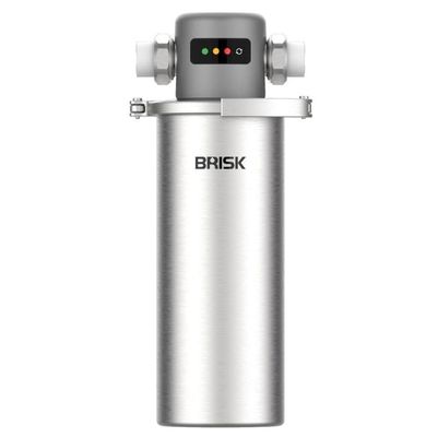 Prefiltro de agua de acero inoxidable 304 con filtración de 5 micras y caudal de 5000 litros/hora para uso en toda la casa