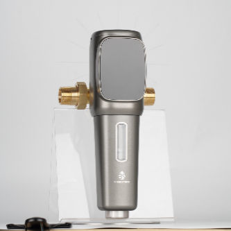 Filtro de agua previo con retrolavado automático y temporizador inteligente, con clasificación de filtro de 40-300μm, malla de acero inoxidable SUS 316L y caudal de 6T/H