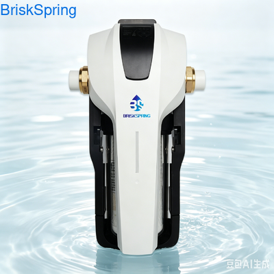 Purificador de agua central compacto, de alto flujo de 15 L/min, cartucho de cambio rápido de 3 segundos, indicador de filtro inteligente, protección de agua de toda la casa compacta
