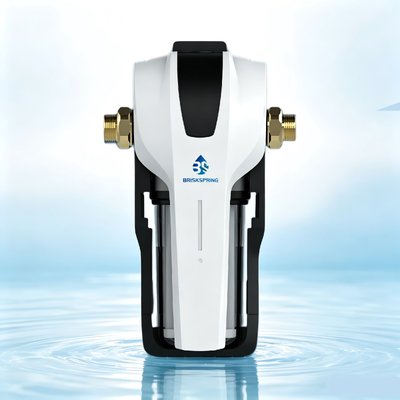 Purificador de agua central compacto con alto flujo de 15L/min, cartucho de cambio rápido de 3 segundos e indicador de filtro inteligente para protección de agua en toda la casa