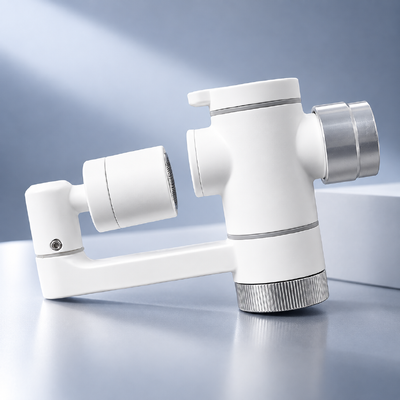 BriskSpring JP-001 Micro-Nano Bubble Faucet Cleanser con aerador giratorio de 360 ° y filtro reemplazable utilizando tecnología de corte de gas-líquido