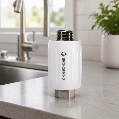 Salt-Free Whole House Water Descaler with Maintenance-Free Operation and Pure Physical Ion Polarization Technology