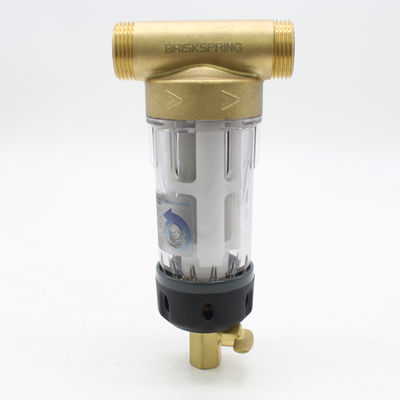 Vuelta abajo del Pre-filtro del agua del sedimento con el Scrapper, sistema reutilizable de la prefiltración de Flushable de 40 micrones