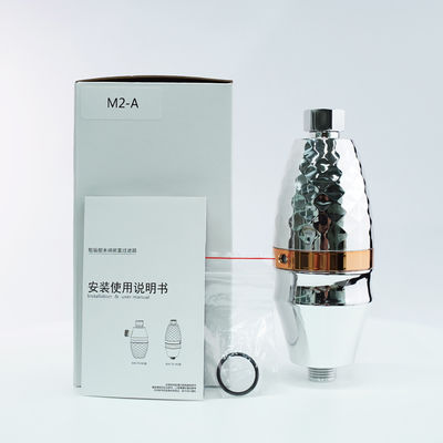 Filtro hidráulico de ducha de carbono portátil de 16L/min para baja presión de agua