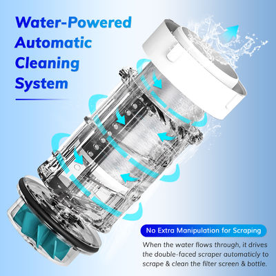 Grado alimenticio de acero inoxidable pantalla de agua de prefiltro de agua de grifo de alto flujo sistema de purificación doméstico seguro