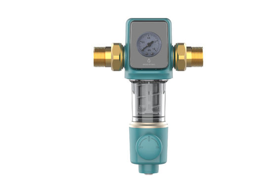 Prefiltro de agua de 1 pulgada de alta velocidad de flujo 4T/H 40 Micron a 300 Micron