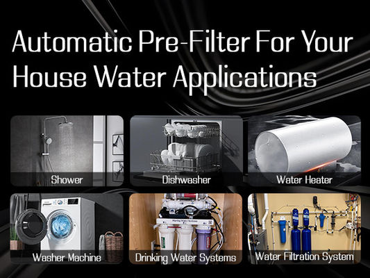 Solución Filtro de agua de sedimentos para toda la casa para una fácil instalación y sin necesidad de asistencia profesional