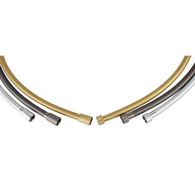 Briskspring manguera de ducha flexible Silicón de oro cepillado