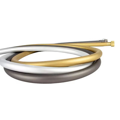 Briskspring manguera de ducha flexible Silicón de oro cepillado