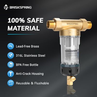 Sistema de prefiltración de sedimentos de rotación para filtración de toda la casa
