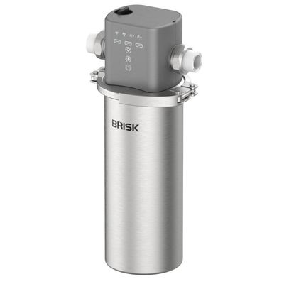 Prefiltro de acero inoxidable de 5 micras con válvula de alivio de presión manual