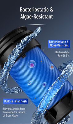 Filtro de agua horizontal de retrolavado automático de alto flujo para uso doméstico y comercial Eliminación confiable de impurezas de sedimentos