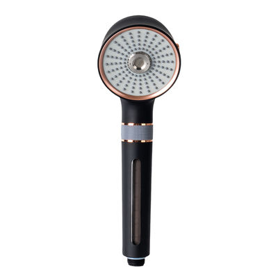 Micro Nano burbuja de mano cabeza de ducha de 130 mm cromo 3 modos de pulverización