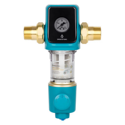 Prefiltro de sedimentos de 40 micras de calidad superior con raspadora automática de lavado de retroceso libre de BPA para uso doméstico