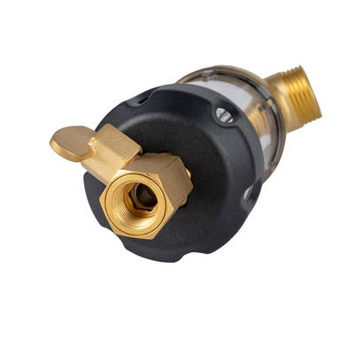 Filtro de sedimentos de retrolavado reutilizable de primera calidad con raspado de doble cara para una limpieza profunda y protección para toda la casa