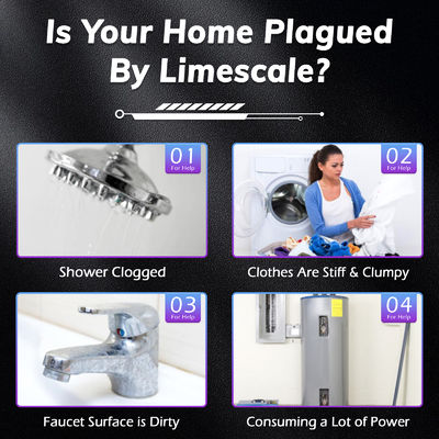 Sistema anti escamas No hay protector químico del calentador de agua Descaler sistema libre de mantenimiento