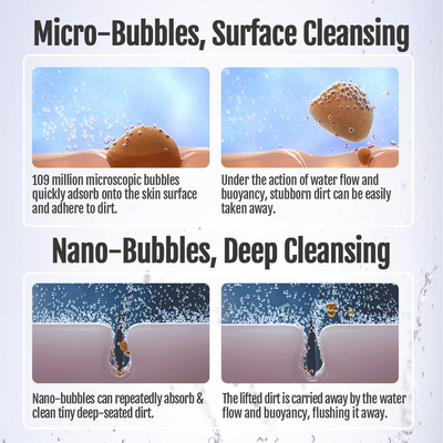 Generador de burbujas micro nano de limpieza profunda para la optimización del agua del grifo
