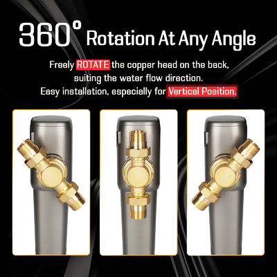 Filtro de agua previo automático completo certificado por NSF con resistencia a la presión de 900 psi y resistencia a la presión de 60 bar