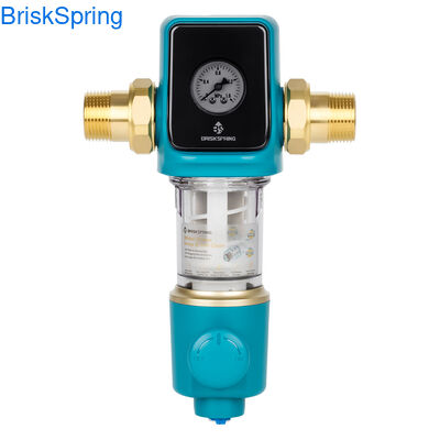 Prefiltro de agua compacto de 1,08 kg con diseño resistente a obstrucciones y protección completa del sistema