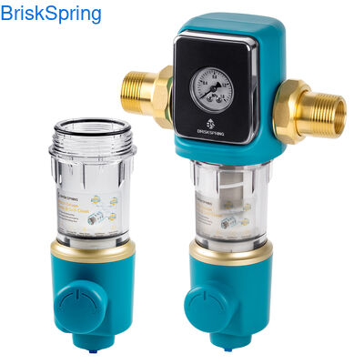 Prefiltro de agua compacto de 1,08 kg con diseño resistente a obstrucciones y protección completa del sistema