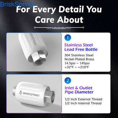 Tecnología de polarización de iones físicos puros Descalzador de agua con velocidad de flujo de 17-23.5L/Min y certificación NSF, RoHS, SGS, CE para inhibición de la escala de agua de toda la casa