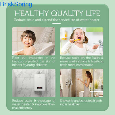 Inhibidor de incrustaciones de agua que ahorra energía con material MSAP SS316L y caudal de 16L/min para el suministro de agua de toda la casa