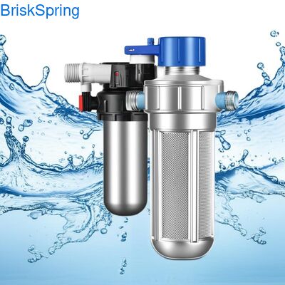 Prefiltro de agua de malla de acero inoxidable 316L certificado NSF con tasa de flujo de 6T/H y control táctil inteligente