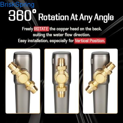 Prefiltro de agua con malla de acero inoxidable 316L, con alto flujo de 6T/H y control táctil inteligente