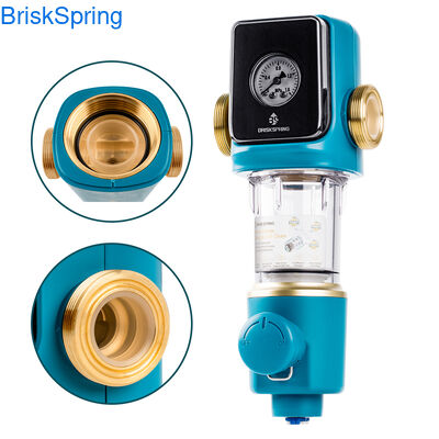 Prefiltro de agua compacto de 1,08 kg con diseño resistente a obstrucciones y protección completa del sistema