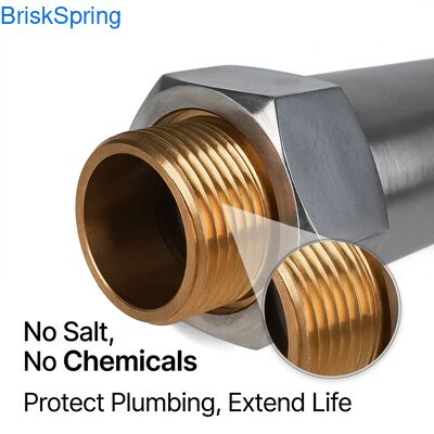 Acondicionador de agua para toda la casa sin sal | Prevención ecológica de sarro para una piel, cabello y electrodomésticos más saludables