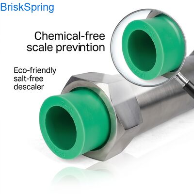 Sistema ecológico descalcificador de agua sin sal con capacidad de 10,000 galones y descalcificador sin mantenimiento para toda la casa