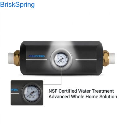 Descalcificador de agua para toda la casa de latón, caudal de 5T/H, certificado NSF RoHS
