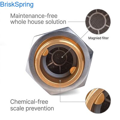 Sistema avanzado de agua dura sin sal: Descalentador y acondicionador libre de químicos para control de escala sin mantenimiento