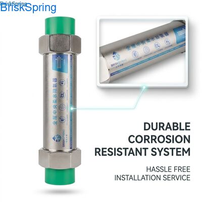 Descalcificador de agua sin sal para el hogar: detenga la cal del agua dura, mejore la eficiencia y prolongue la vida útil de los electrodomésticos sin productos químicos