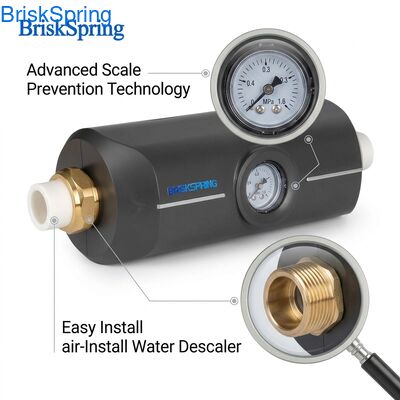 Descalcificador de agua ecológico con tecnología de acondicionamiento físico del agua para una capacidad de 10,000 galones