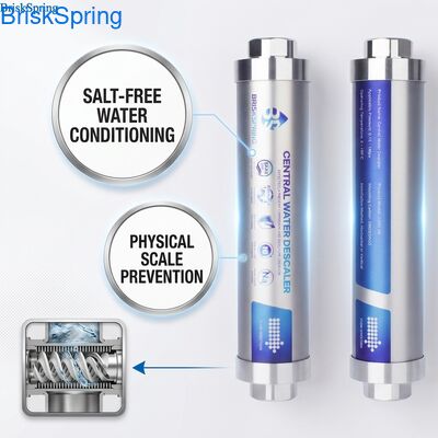Descalcificador de agua libre de sal con tecnología de descalcificación física para uso doméstico