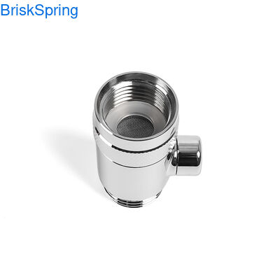 Brass & Stainless Steel Ultra Fine Bubble Generator for Showers with Purified Water and Deep Skin Cleansing