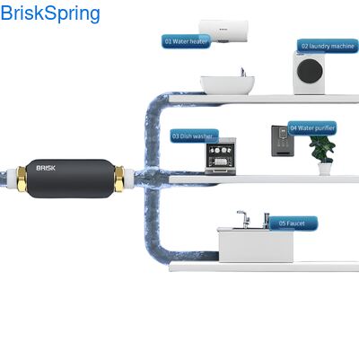 Descalcificador de agua para toda la casa de alta eficiencia para prevención de incrustaciones y protección de electrodomésticos