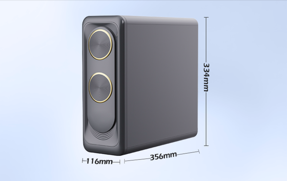 Sistema de filtro de agua RO sin tanque 800GPD con salida doble y purificador de agua por ósmosis inversa de flujo rápido