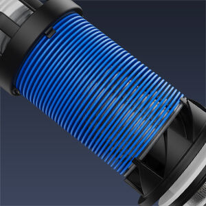 Filtro de sedimentos de 22 GPM con centrifugado, filtración de 40 µm y retrolavado automático para prefiltración de agua de toda la casa