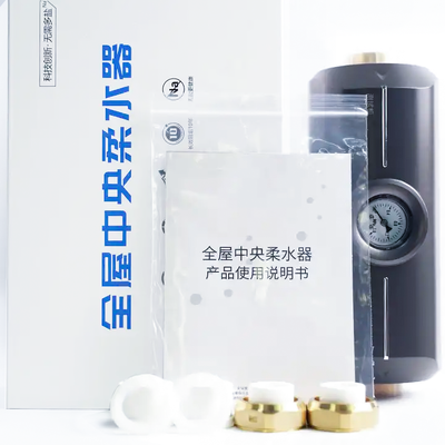 Y1 Descalcificador de Agua Físico para Toda la Casa con Manómetro Integrado para Control de Incrustaciones sin Sal