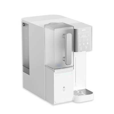 Purificador de agua RO de escritorio inteligente con filtración de múltiples etapas de calentamiento instantáneo de 2200W y diseño sin instalación
