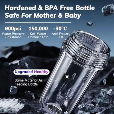 Prefiltro de agua para toda la casa de décima generación con precisión de filtración de 40 µm, raspado impulsado por agua y filtro de malla reutilizable
