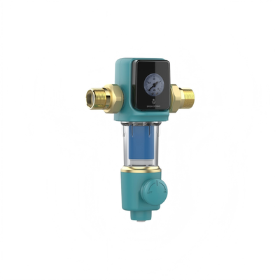 Filtro de sedimentos de centrifugado para toda la casa con filtración de partículas de 40 µm y sistema de filtración de discos multicapa para un alto rendimiento de flujo